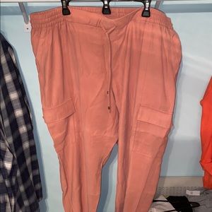 Old Navy Rose Pink Dress Cargo Style Pants